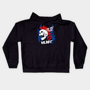 heart ll music speaks Kids Hoodie